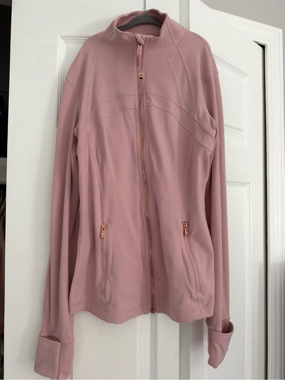 lululemon rose gold zipper define jacket 🌸